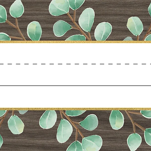 Eucalyptus Flat Name Plates