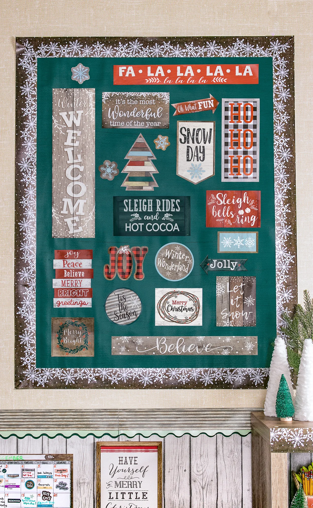 Home Sweet Classroom Winter Mini Bulletin Board - Image 2