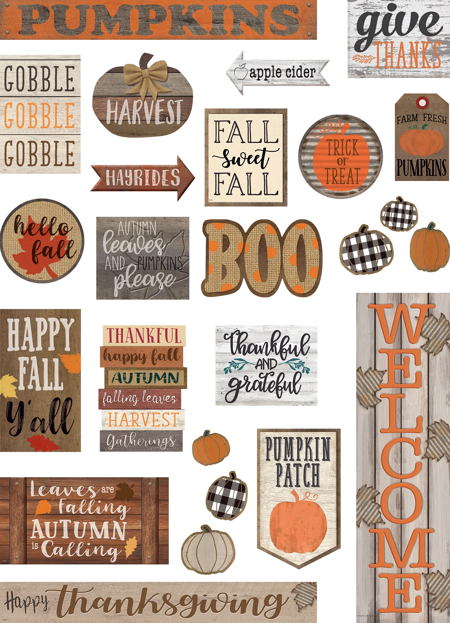 Home Sweet Classroom Happy Fall Mini Bulletin Board