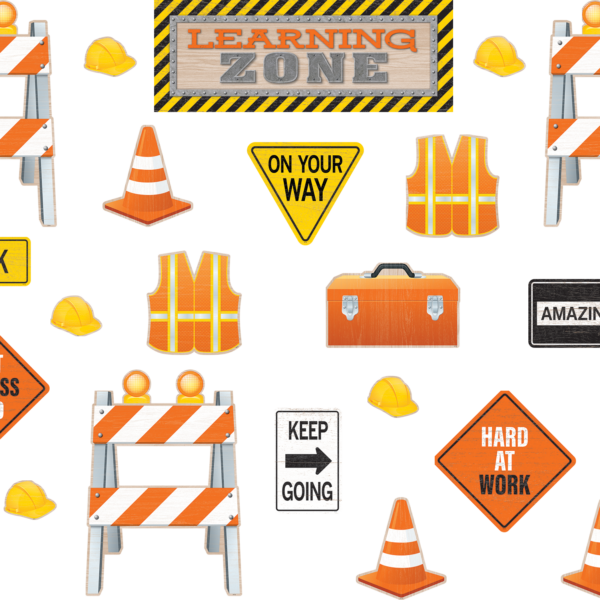 Under Construction Learning Zone Bulletin Board