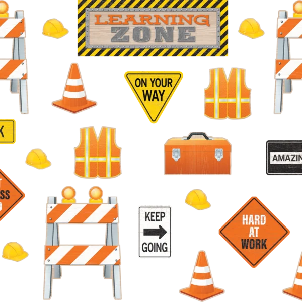 Under Construction Learning Zone Bulletin Board