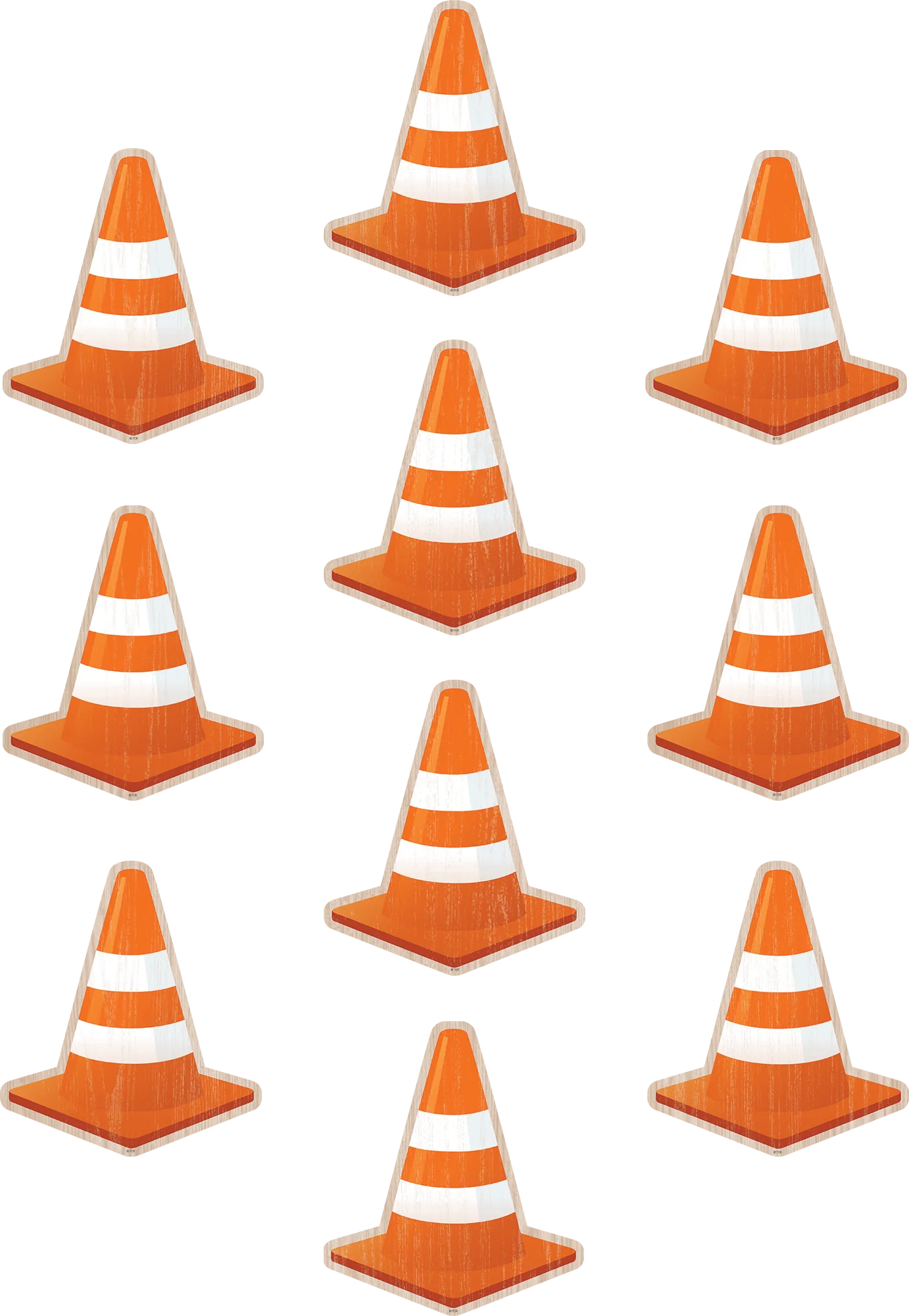 Under Construction Cones Accents