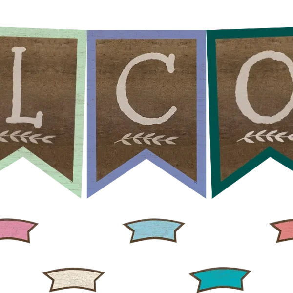Home Sweet Classroom Pennants Welcome Bulletin Board