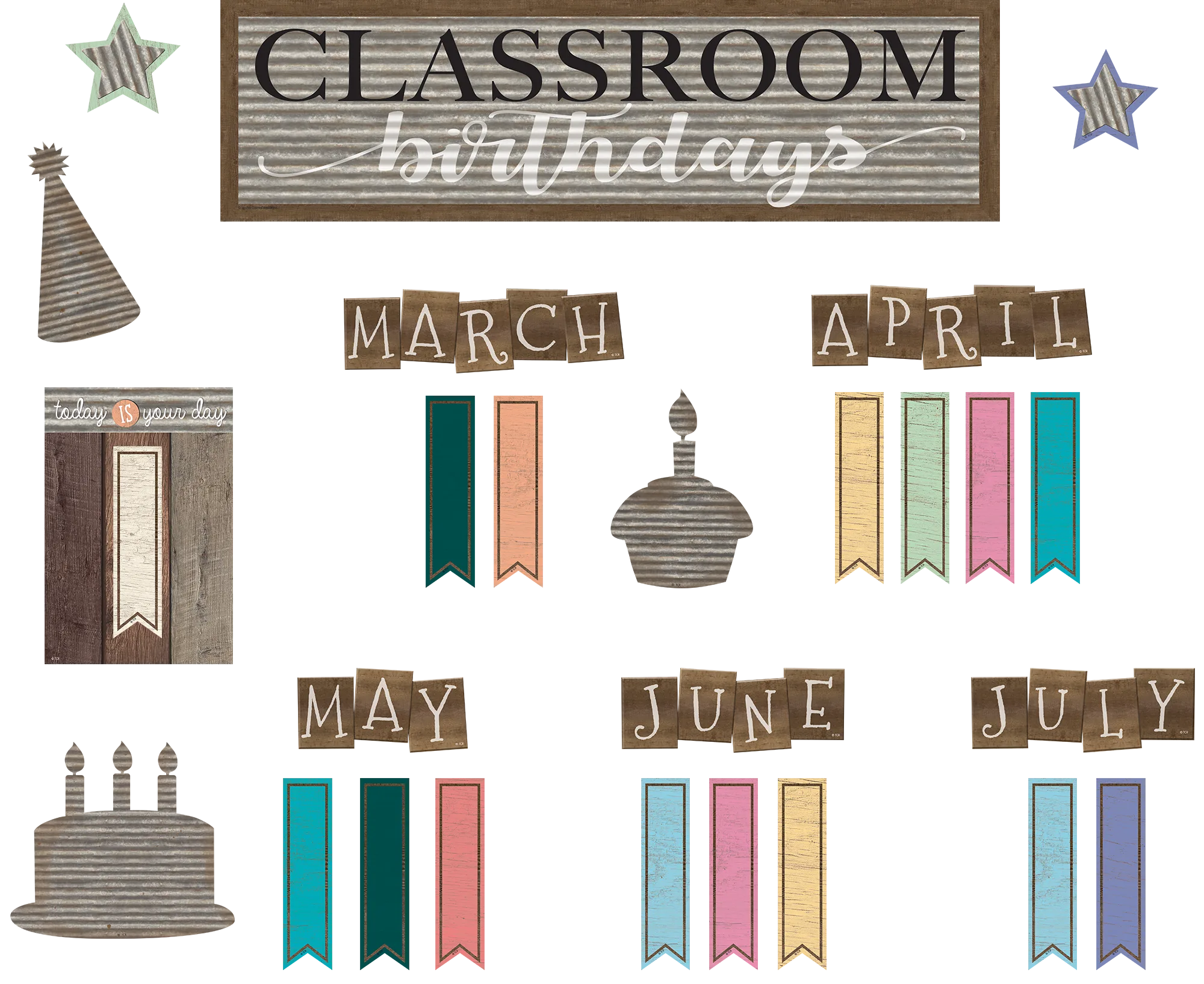 Home Sweet Classroom Birthdays Mini Bulletin Board