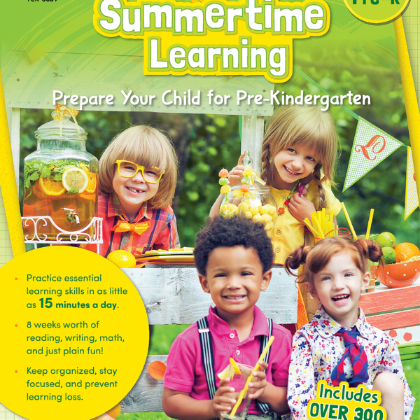 Summertime Learning, Second Edition (Prep. for PreK)