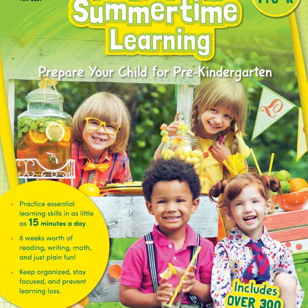 Summertime Learning, Second Edition (Prep. for PreK)