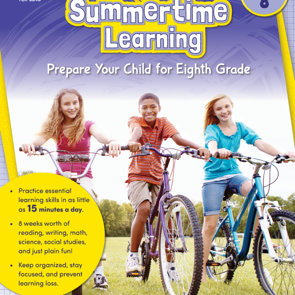 Summertime Learning, Second Edition (Prep. for Gr. 8)
