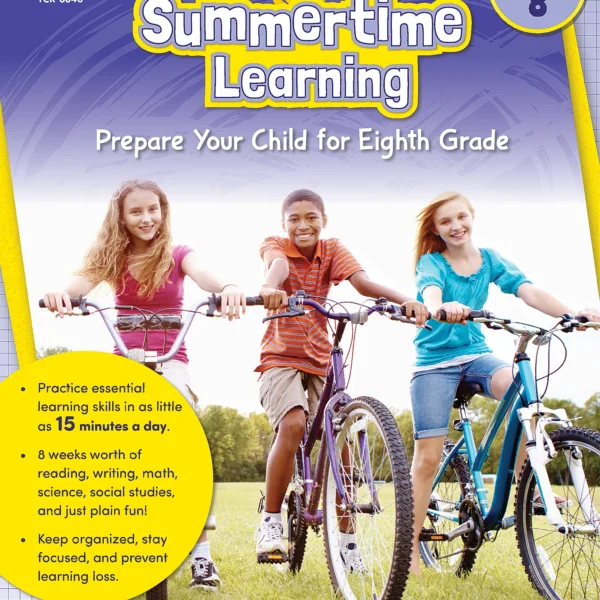 Summertime Learning, Second Edition (Prep. for Gr. 8)