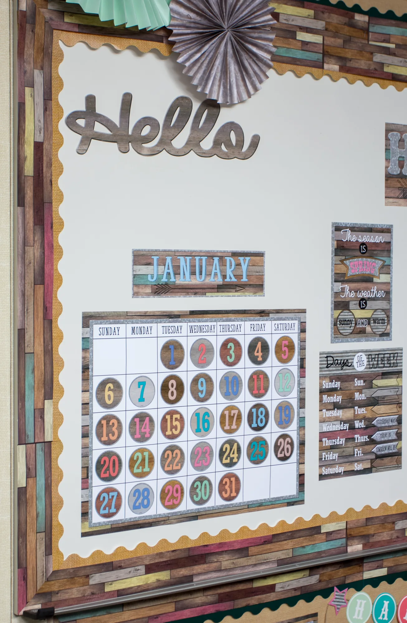 Home Sweet Classroom Calendar Bulletin Board - Image 2