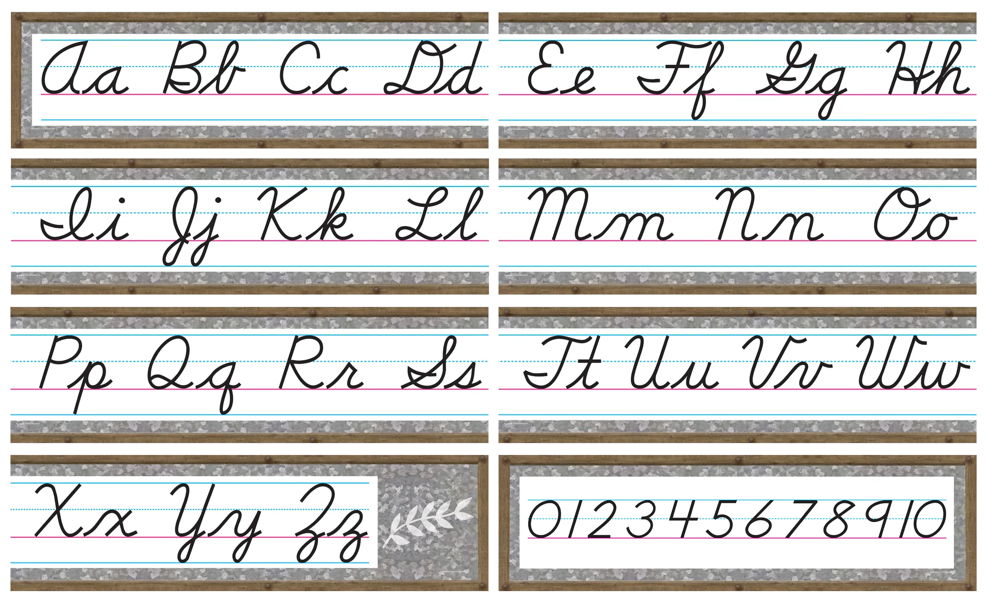 Home Sweet Classroom Cursive Mini Bulletin Board