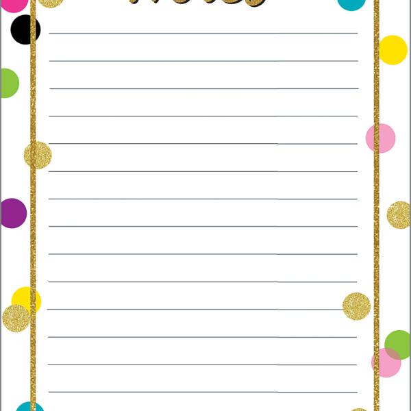 Confetti Notepad