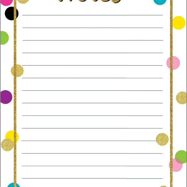 Confetti Notepad
