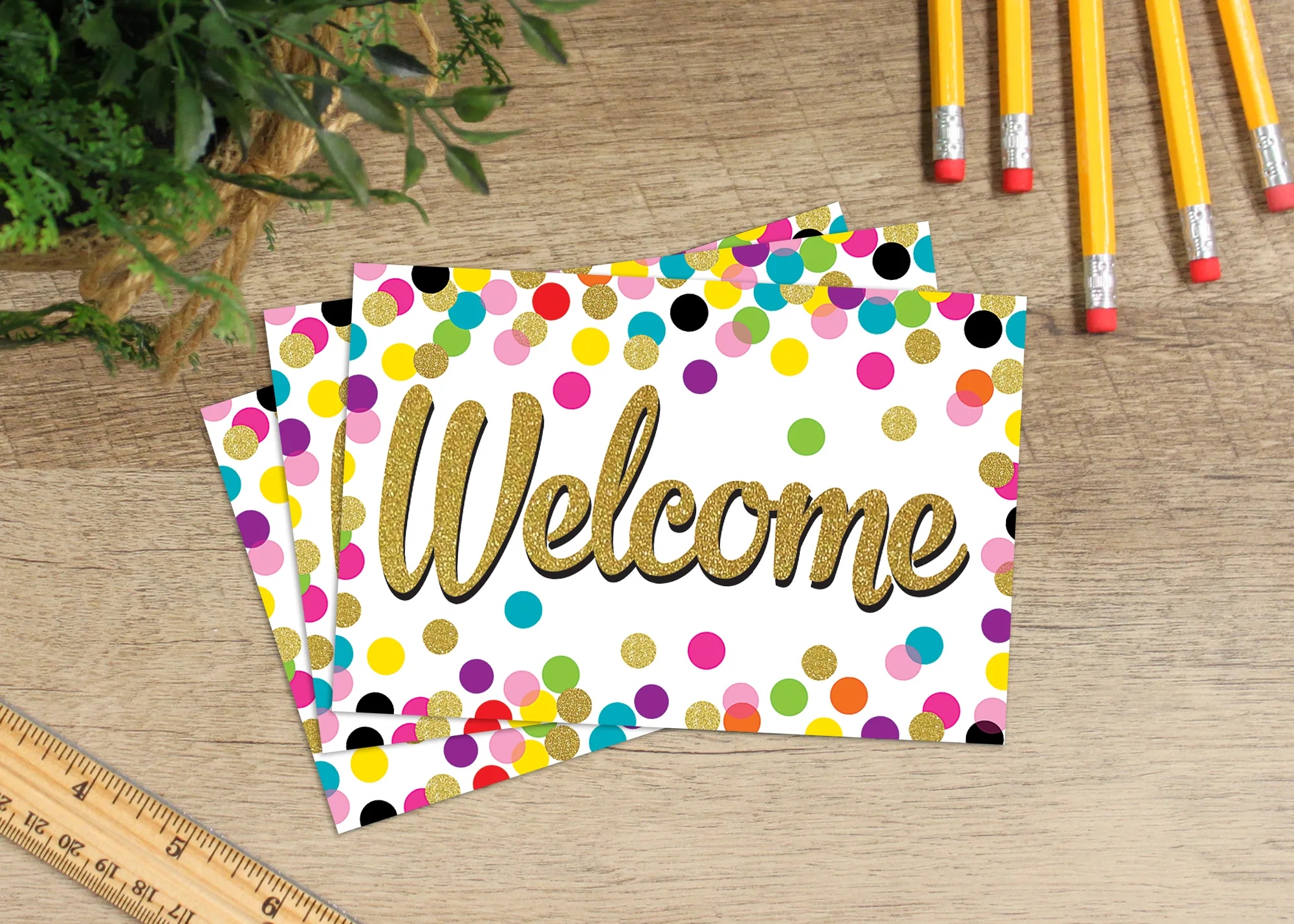 Confetti Welcome Postcards - Image 2