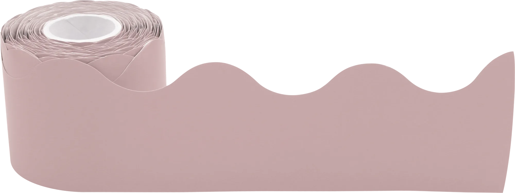 Light Mauve Scalloped Rolled Border Trim - Image 2