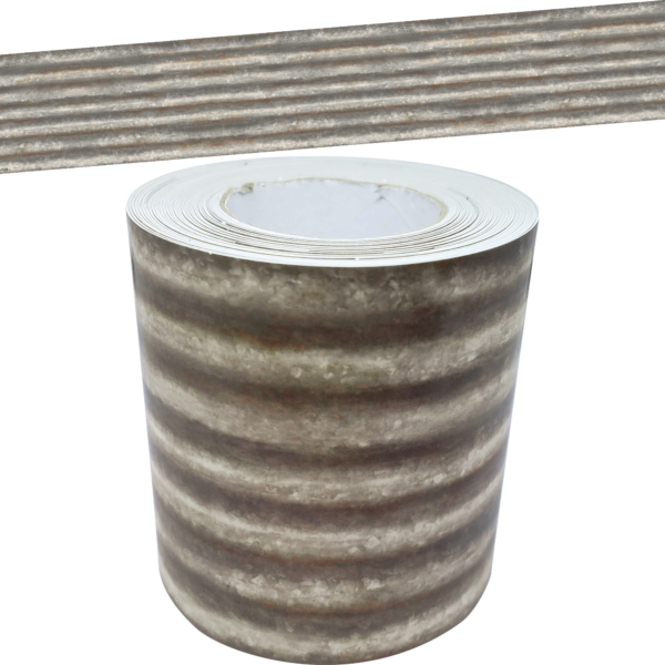Corrugated Metal Straight Rolled Border Trim