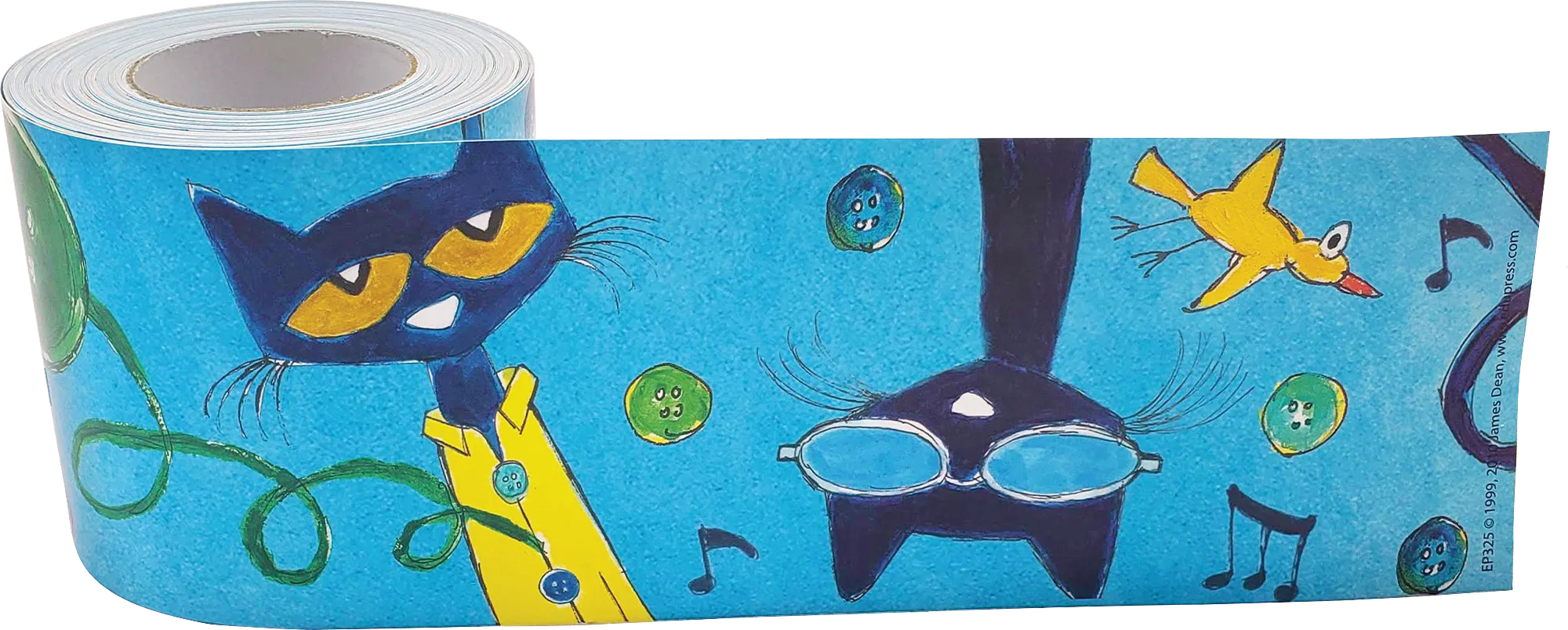Pete the Cat Straight Rolled Border Tri - Image 2