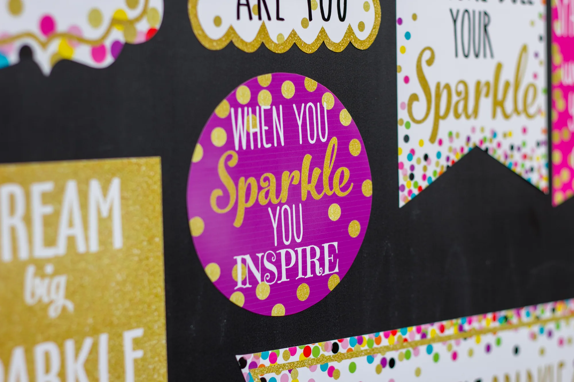 Confetti Sparkle and Shine Mini Bulletin Board - Image 2