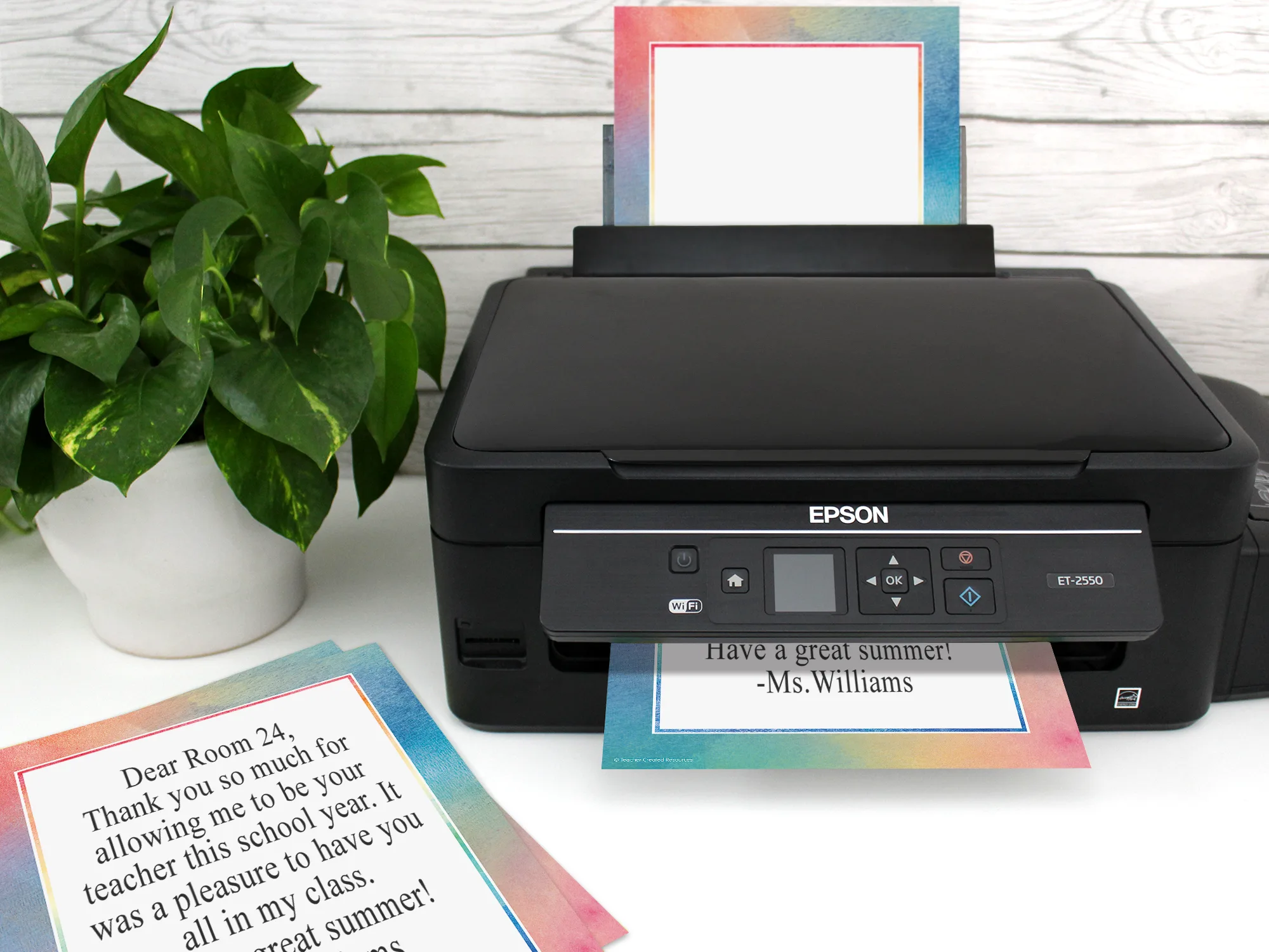 Watercolor Computer Paper - Image 2