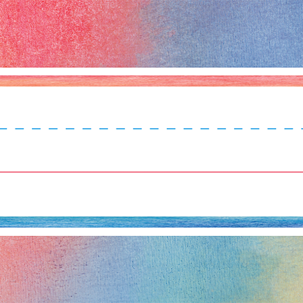 Watercolor Flat Name Plates