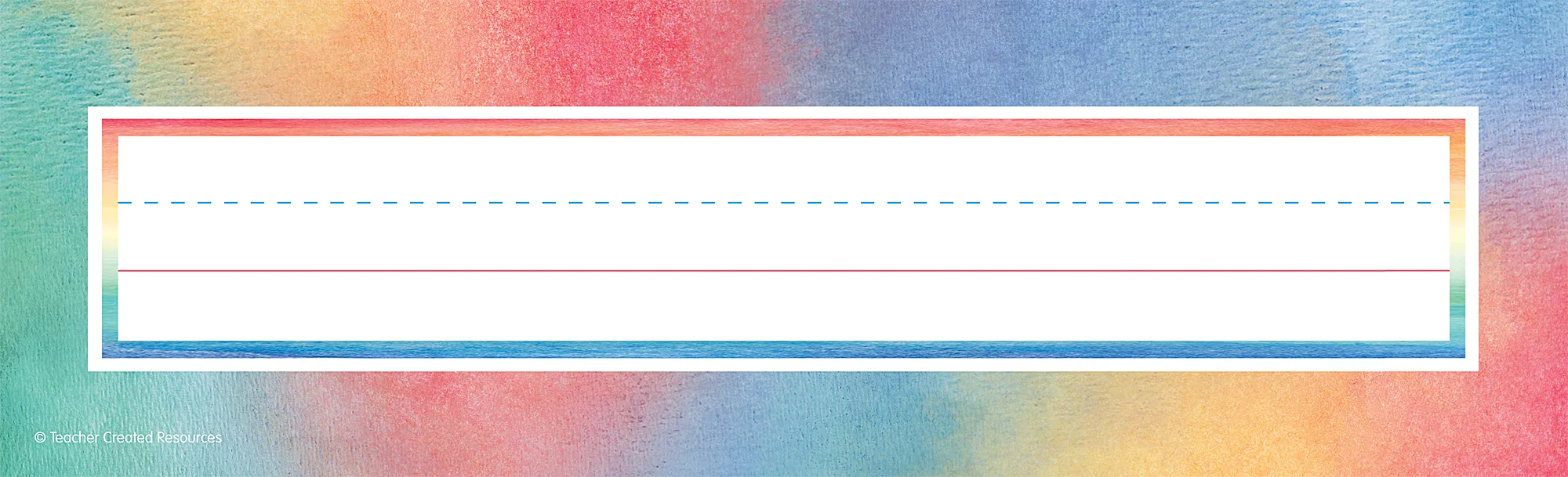 Watercolor Flat Name Plates