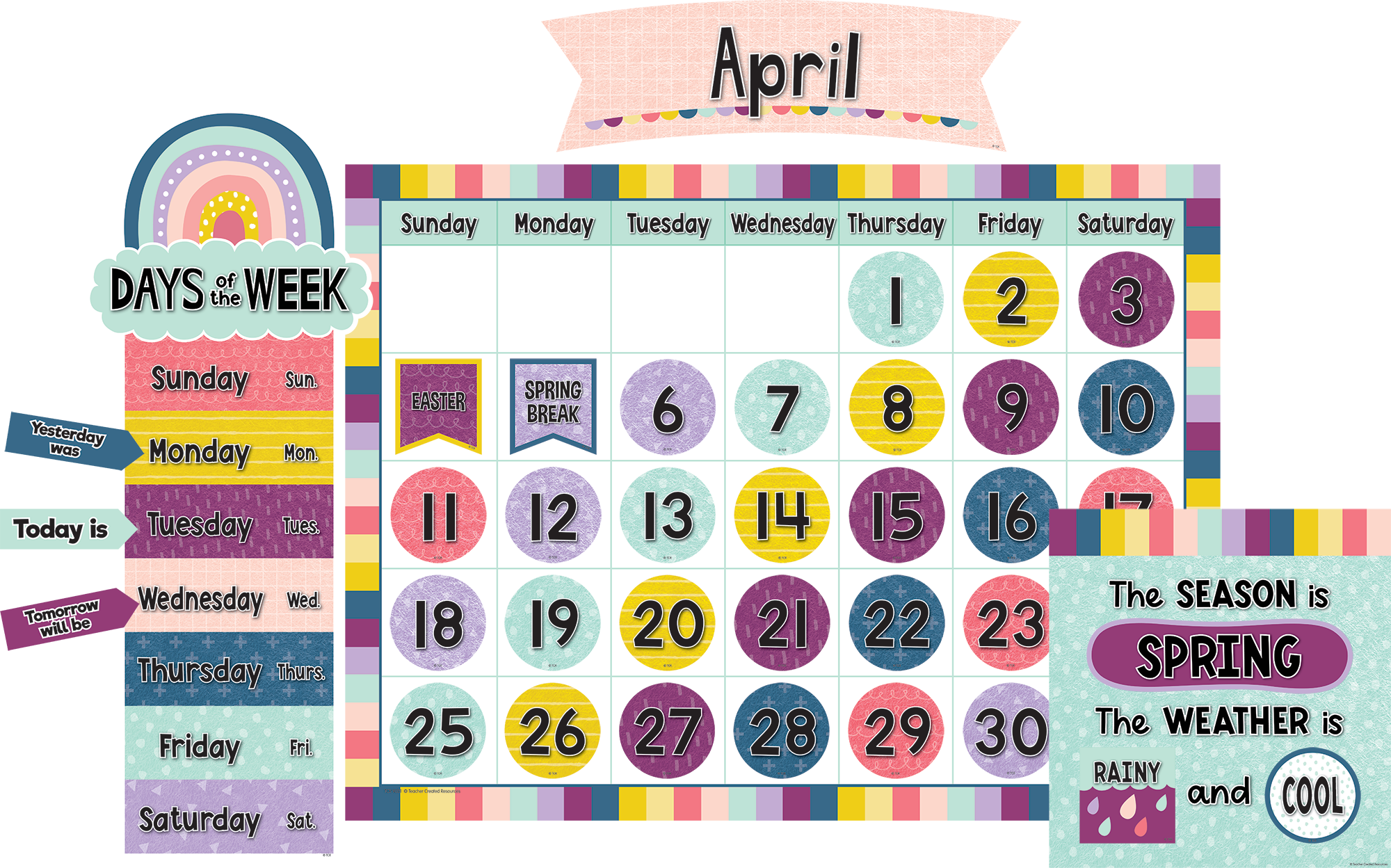 Oh Happy Day Calendar Bulletin Board