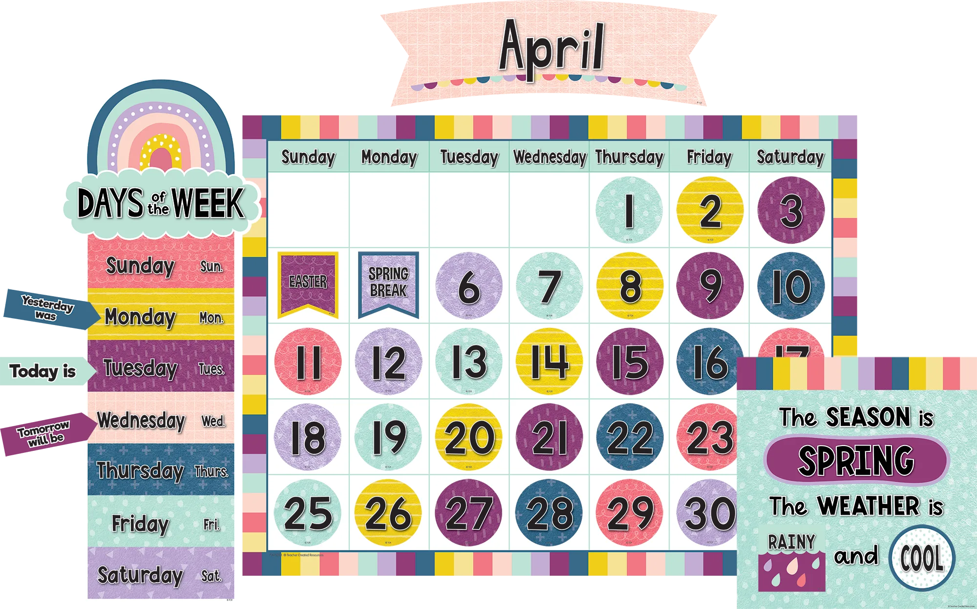 Oh Happy Day Calendar Bulletin Board
