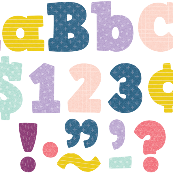 Oh Happy Day Bold Block 4" Letters Combo Pack
