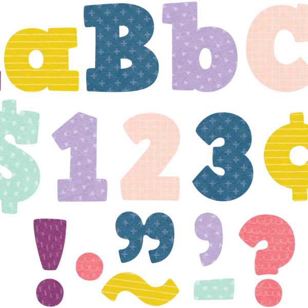 Oh Happy Day Bold Block 4" Letters Combo Pack