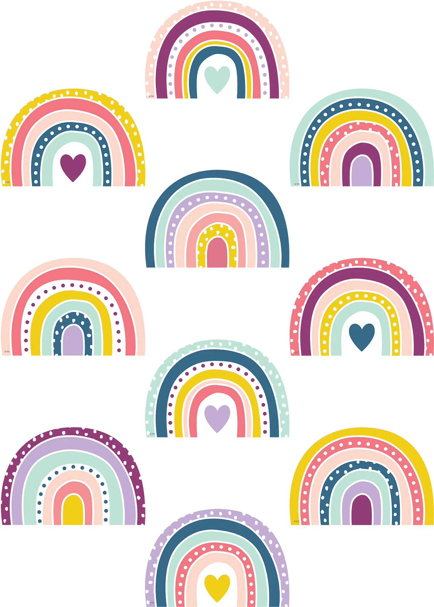 Oh Happy Day Rainbows Accents