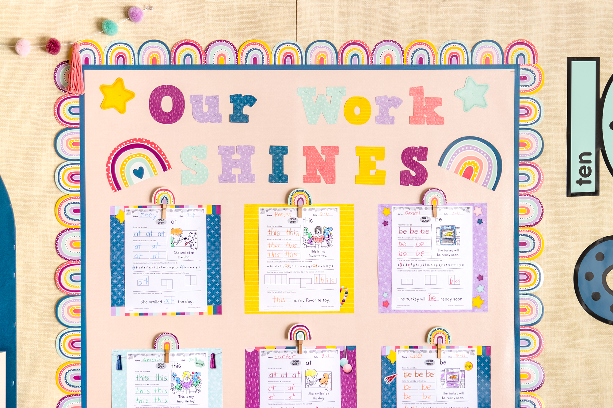 Oh Happy Day Rainbows Mini Accents - Image 2