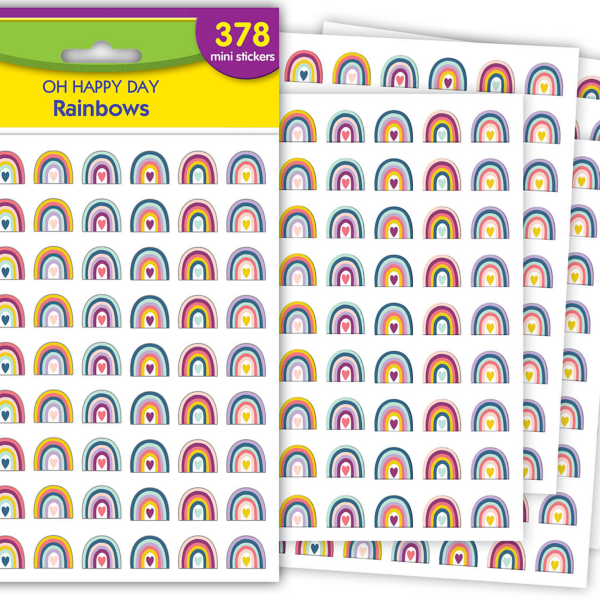Oh Happy Day Rainbows Mini Stickers