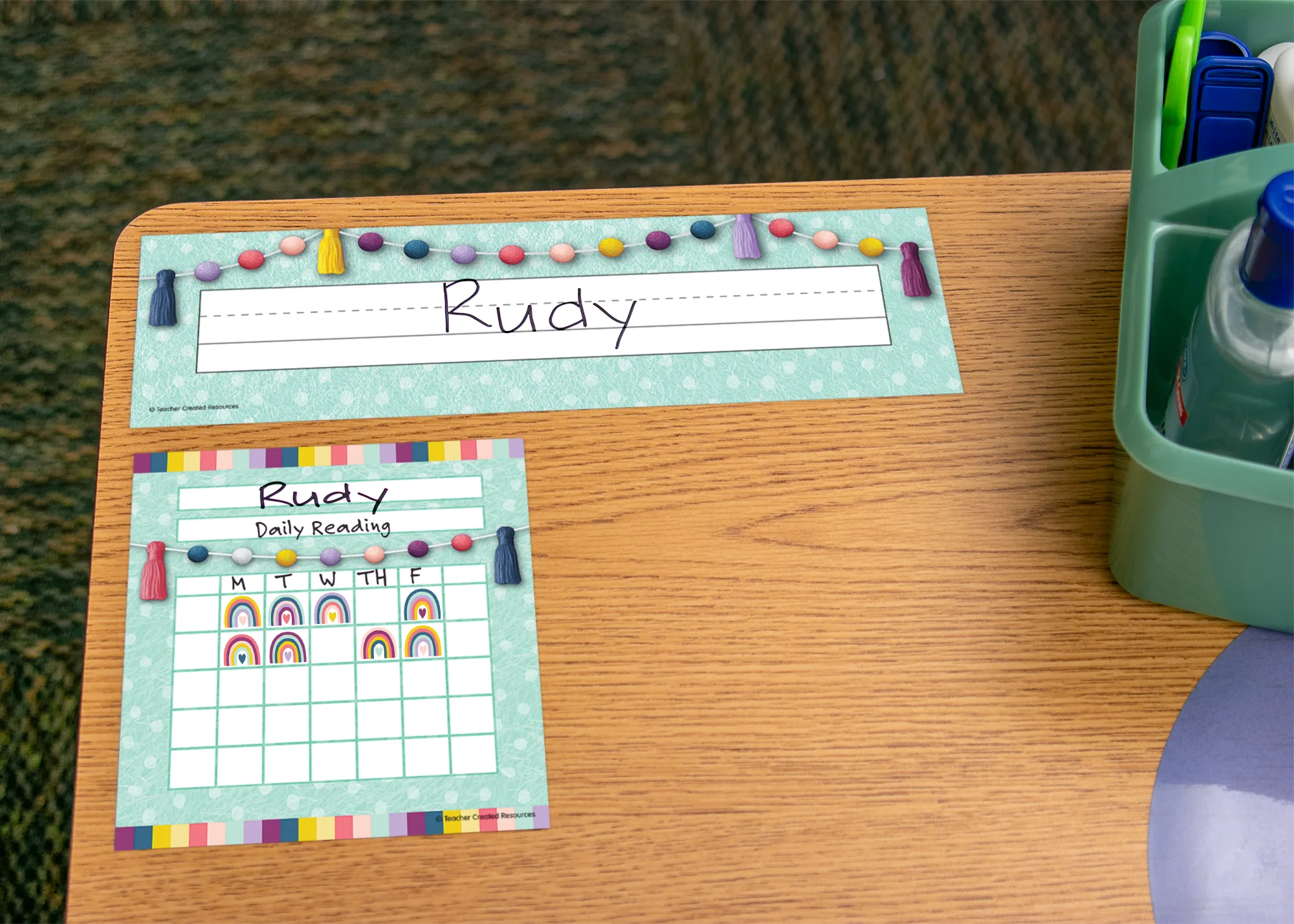 Oh Happy Day Flat Name Plates - Image 2