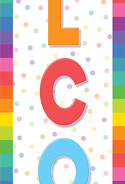 Colorful Welcome Banner