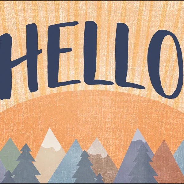 Moving Mountains Hello Postcards