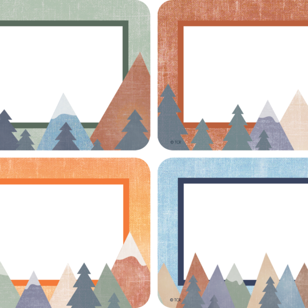 Moving Mountains Name Tags/Labels - Multi-Pack