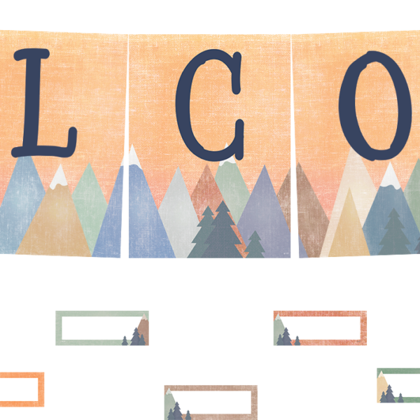 Moving Mountains Welcome Bulletin Board
