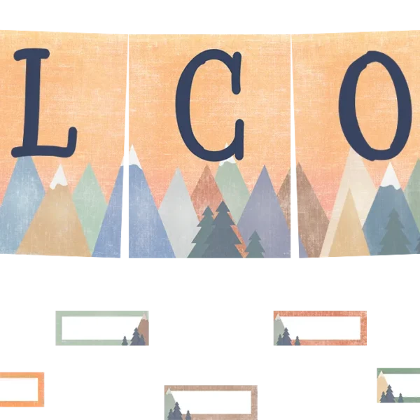 Moving Mountains Welcome Bulletin Board