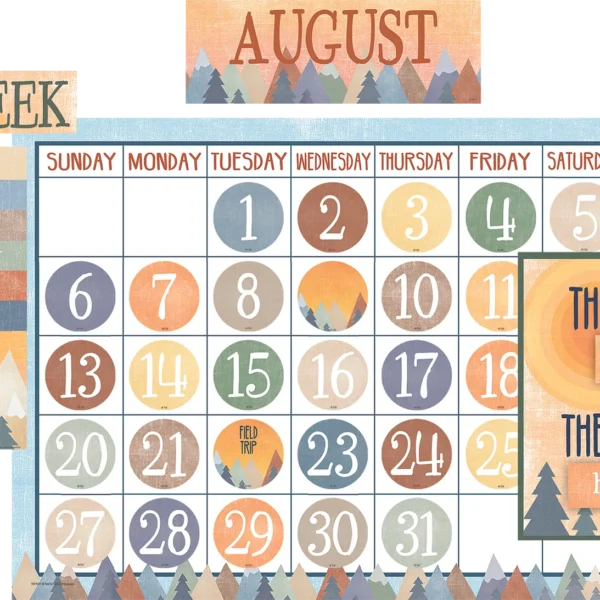 Moving Mountains Calendar Bulletin Board