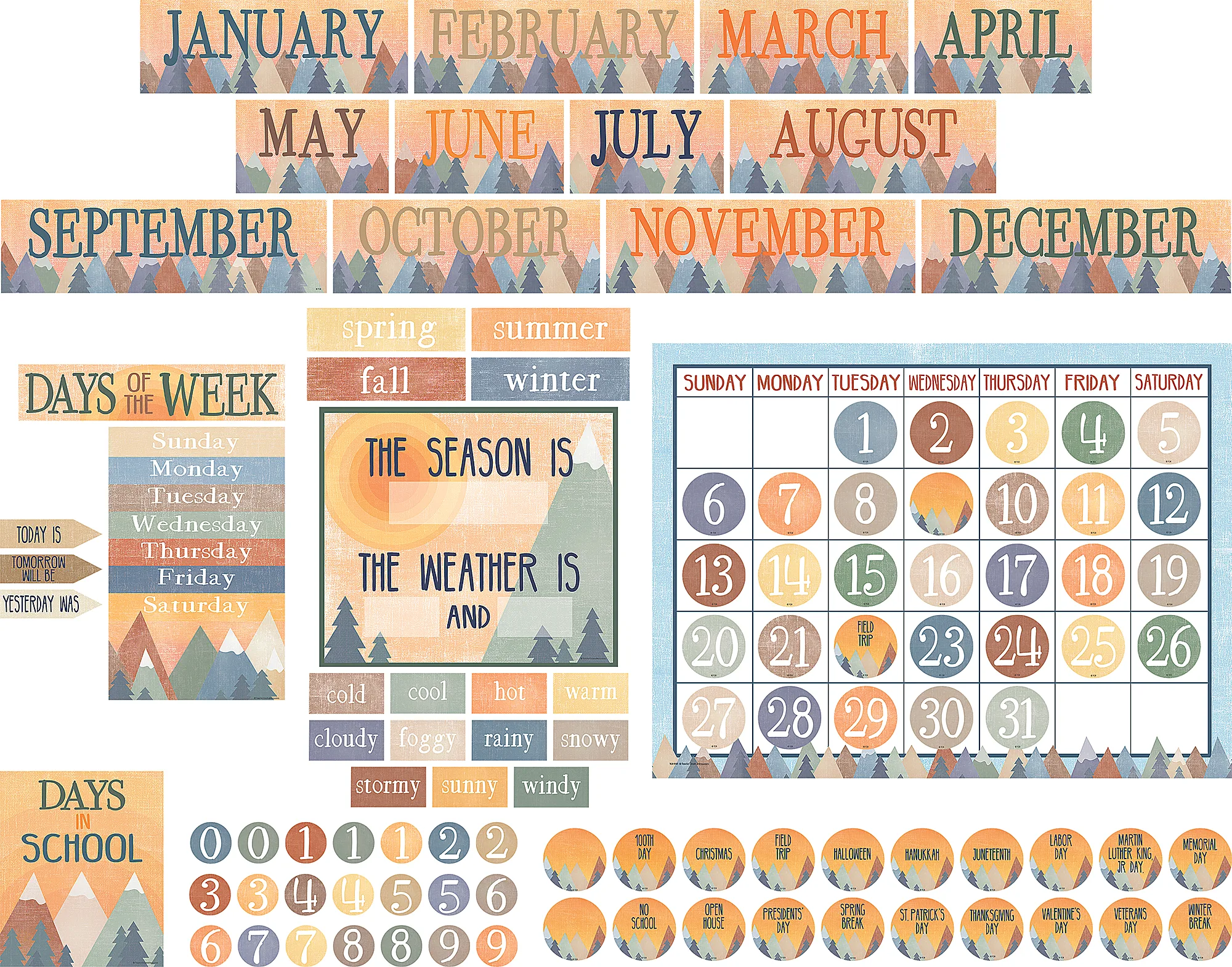 Moving Mountains Calendar Bulletin Board - Image 2