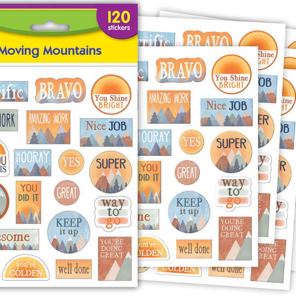 Moving Mountains Stickers