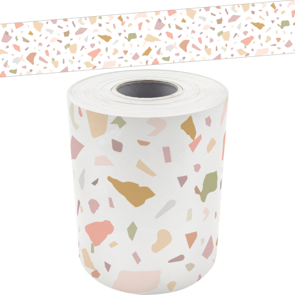 Terrazzo Tones Straight Rolled Border Trim