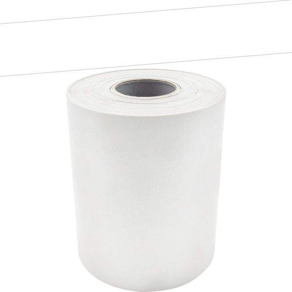 White Straight Rolled Border Trim