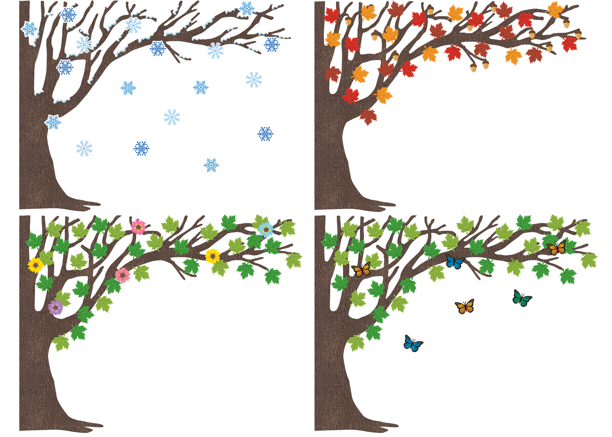 Tree for All Seasons Bulletin Board