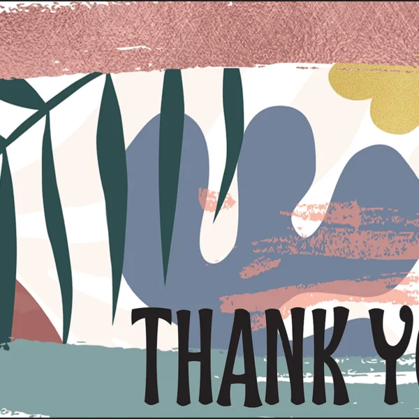 Wonderfully Wild Thank You Postcards