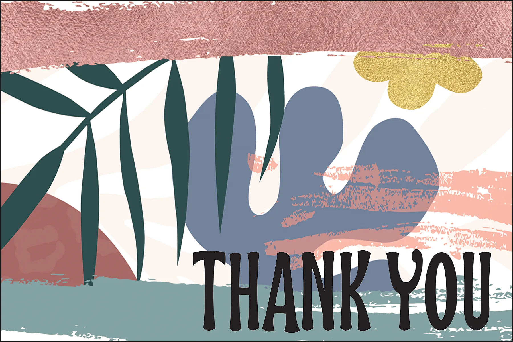 Wonderfully Wild Thank You Postcards