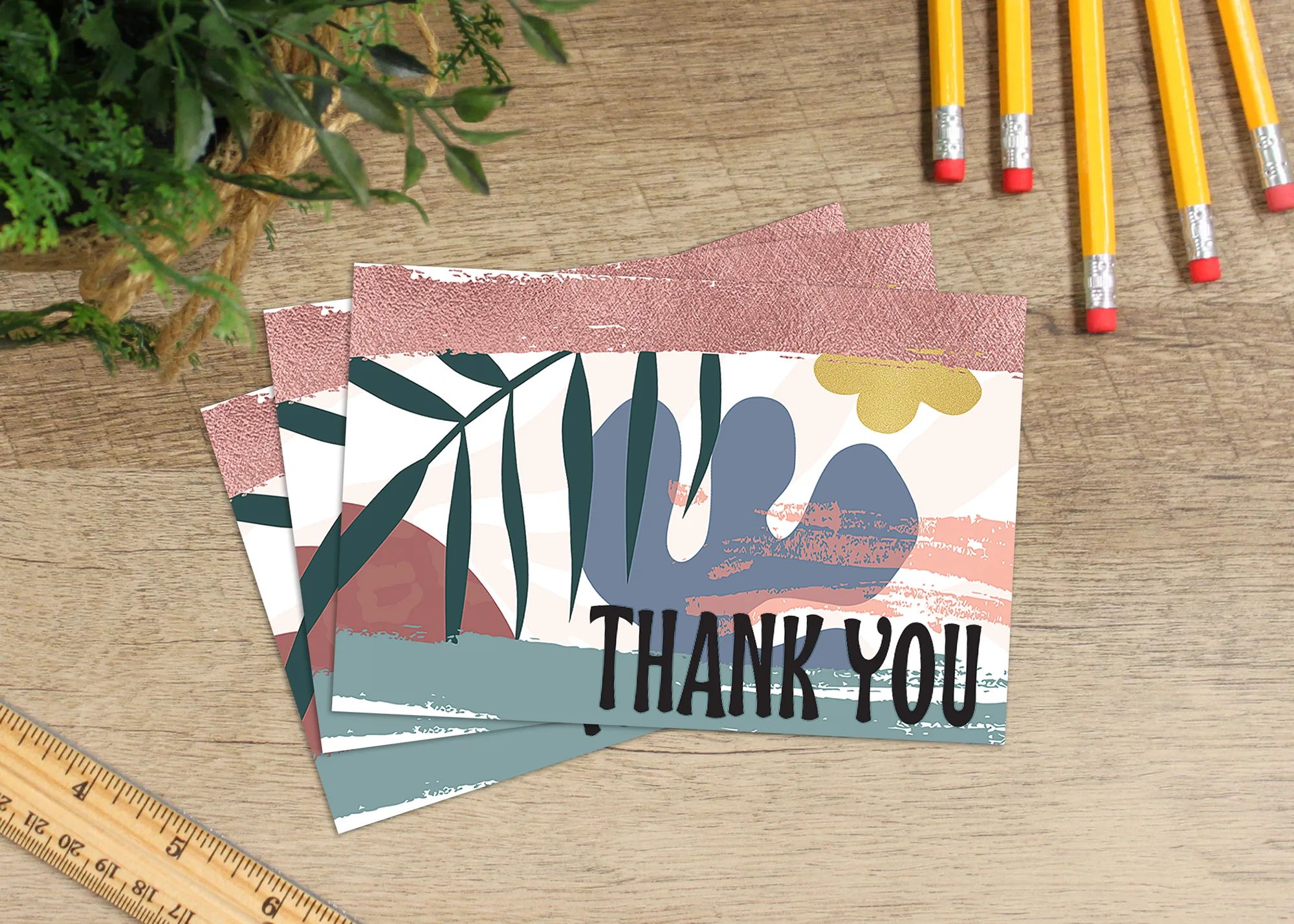 Wonderfully Wild Thank You Postcards - Image 2