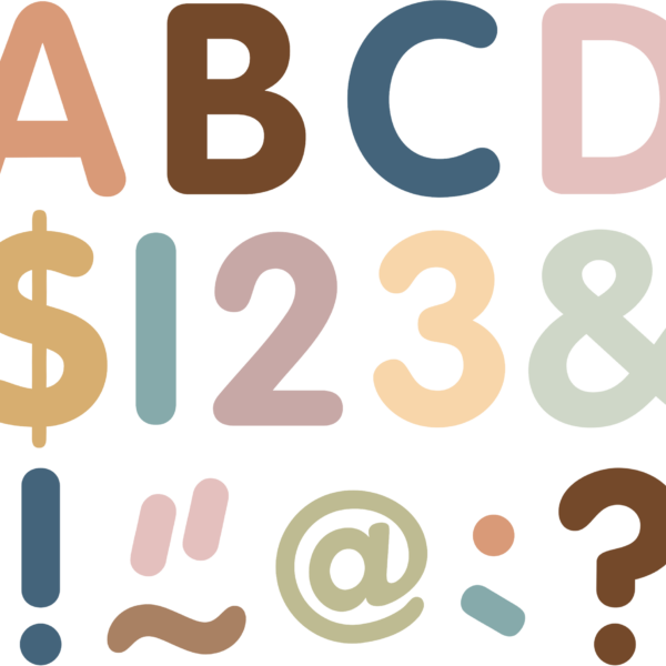 Everyone is Welcome 2" Classic Letters Uppercase Pack