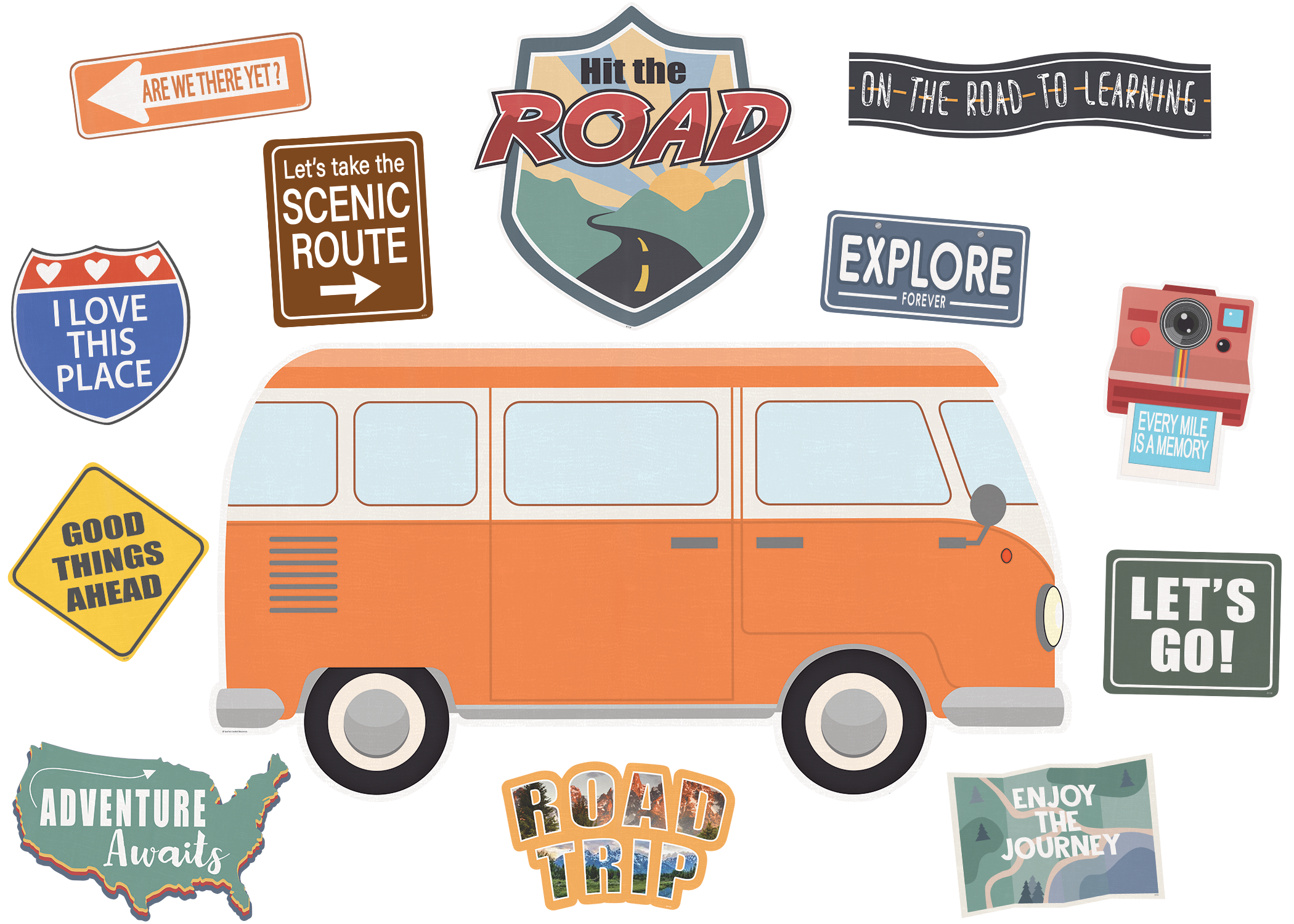Moving Mountains Road Trip Hit the Road Bulletin Board
