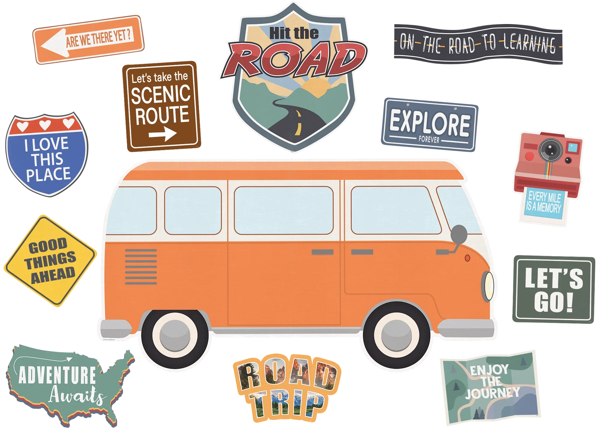 Moving Mountains Road Trip Hit the Road Bulletin Board