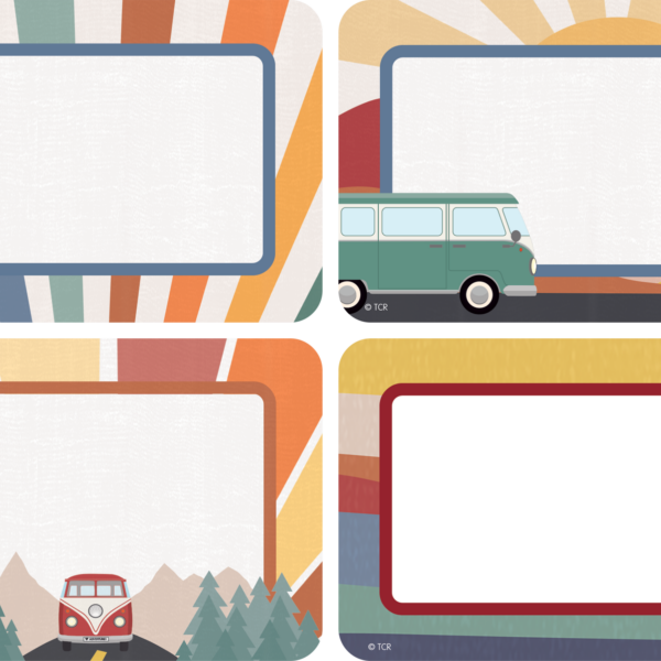Moving Mountains Road Trip Name Tags/Labels - Multi-Pack